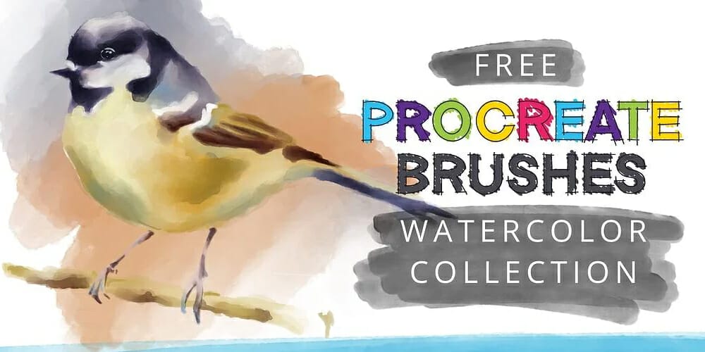 Best Free Procreate Brushes 7 Watercolor Procreate Brushes Collection