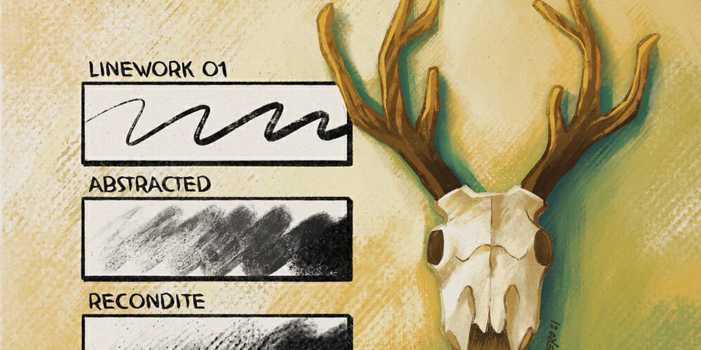 Best Free Procreate Brushes 115 Wild Textures Mini Brush Set