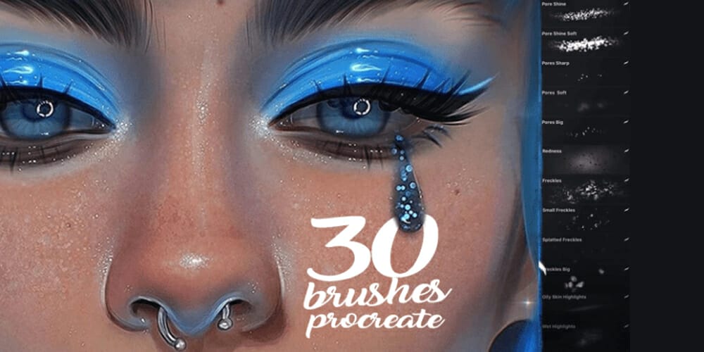 Best Free Procreate Brushes 155 Skin Brushes for Procreate