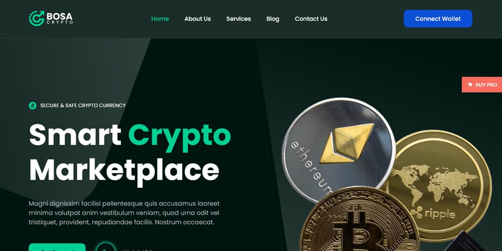 10+ Best Free CryptoCurrency WordPress Themes 2025 12 Bosa Crypto