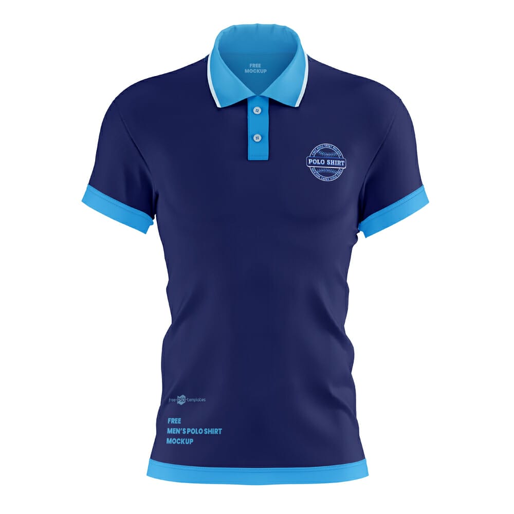 Free Men’s Polo Shirt Mockup 1 Free Men’s Polo Shirt Mockup