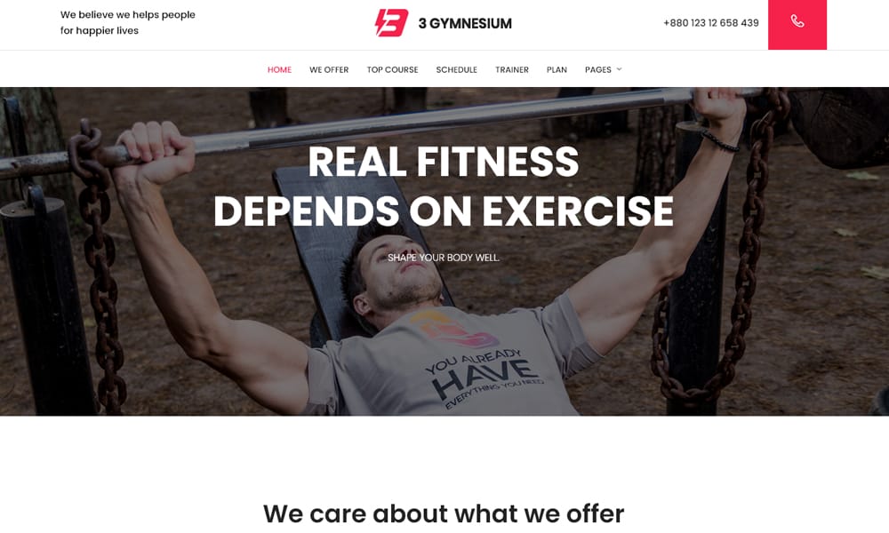 20+ Best Free Fitness HTML Templates 51 Gym