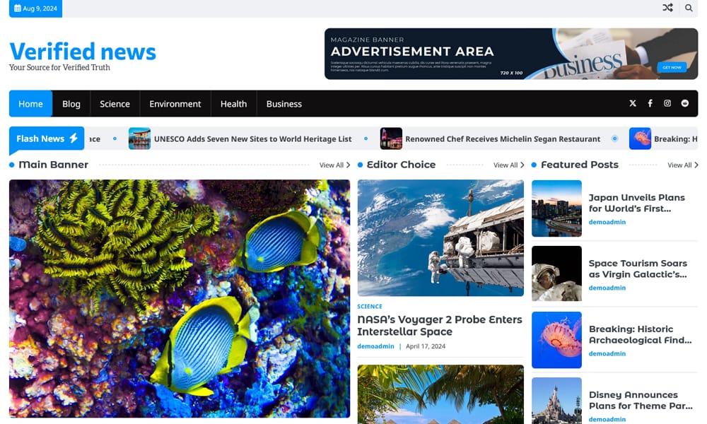 15+ Best Free WordPress Themes for News Sites 21 Verified News