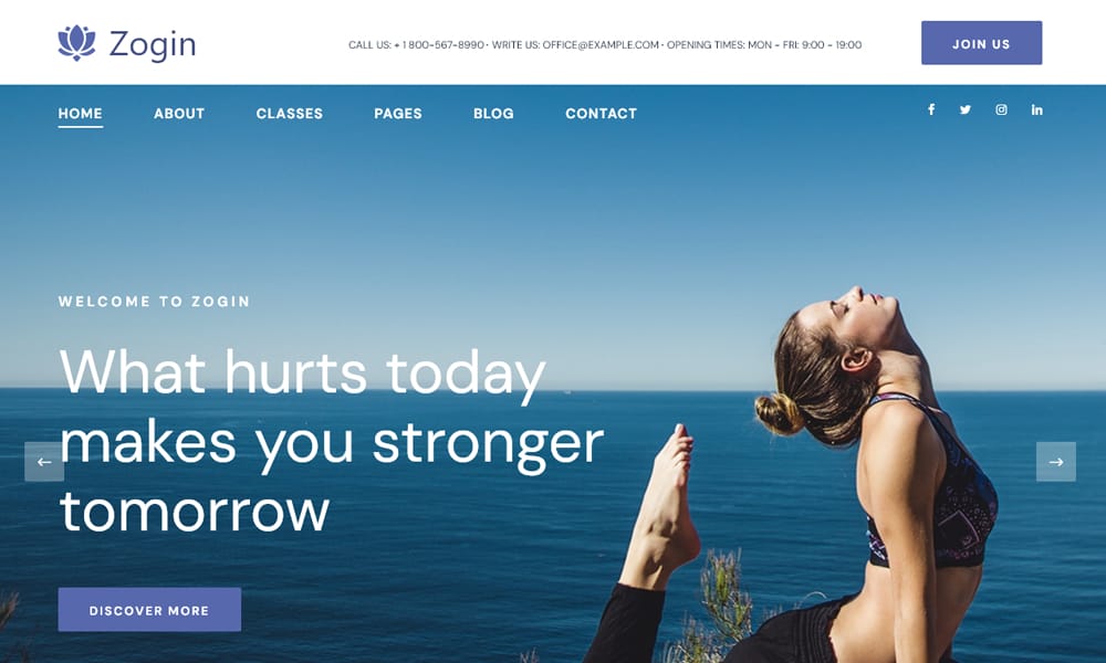 20+ Best Free Fitness HTML Templates 48 Zogin