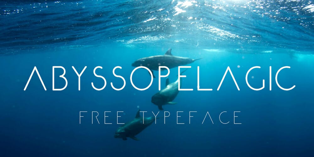 Free Futuristic Fonts You Should Know 88 Abyssopelagic Typeface
