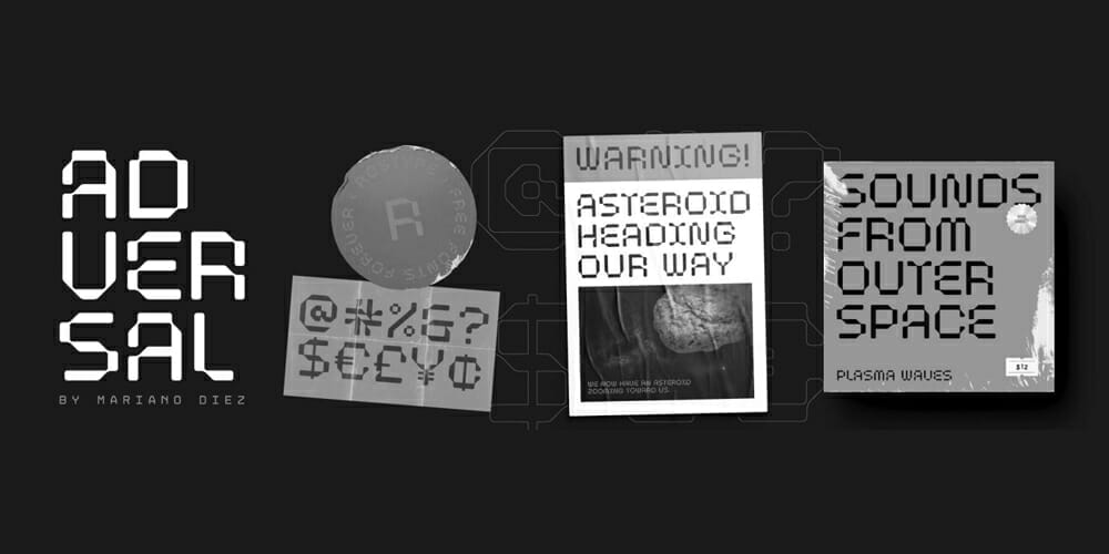 Free Futuristic Fonts You Should Know 50 Adversal