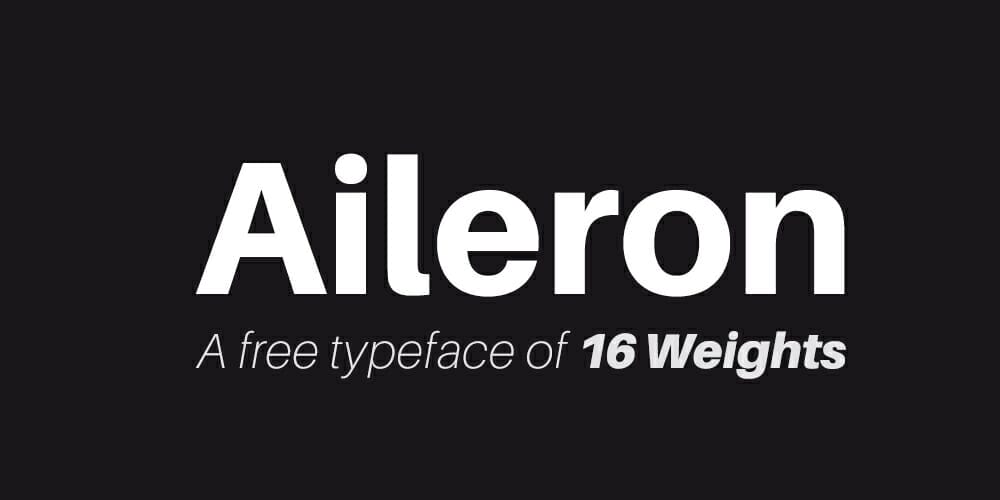 Top Free Fonts For Logo Design 13 Aileron