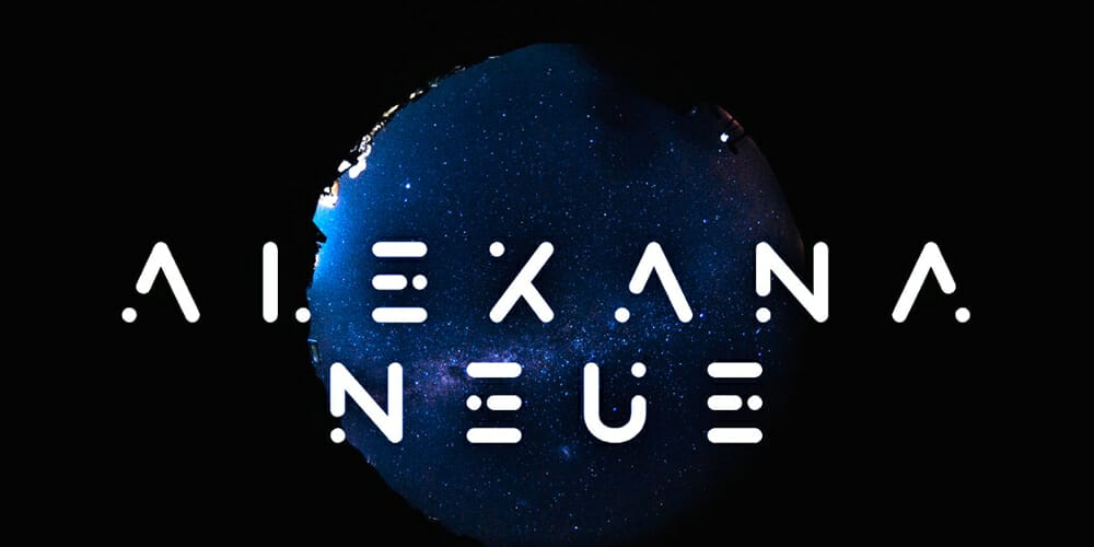 Free Futuristic Fonts You Should Know 63 Alexana Neue Typeface