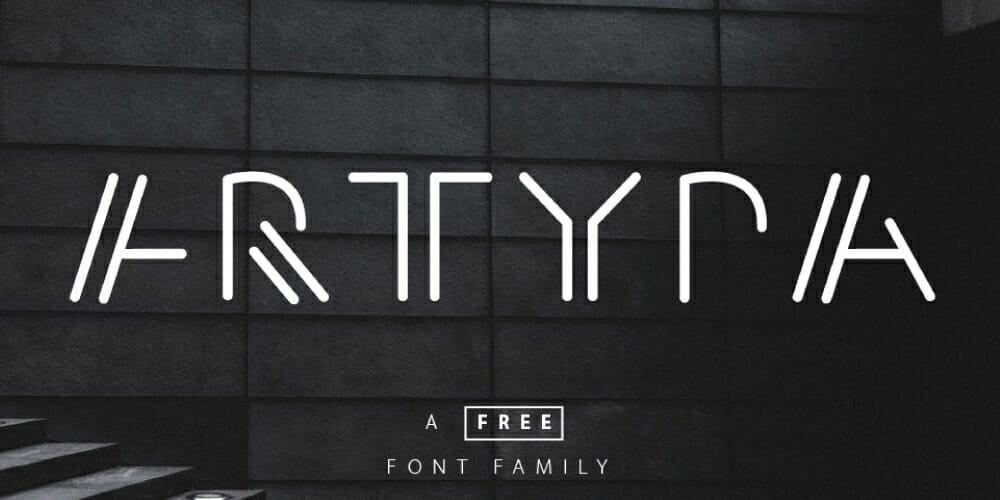 Free Futuristic Fonts You Should Know 28 Artypa Typeface