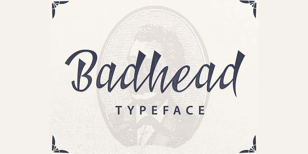 Top Free Fonts For Logo Design 33 Badhead Typeface