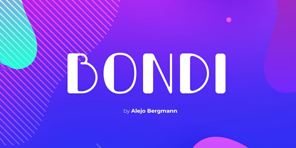 Eye-Catching Futurism Headline Fonts for Free Download 25 Bondi