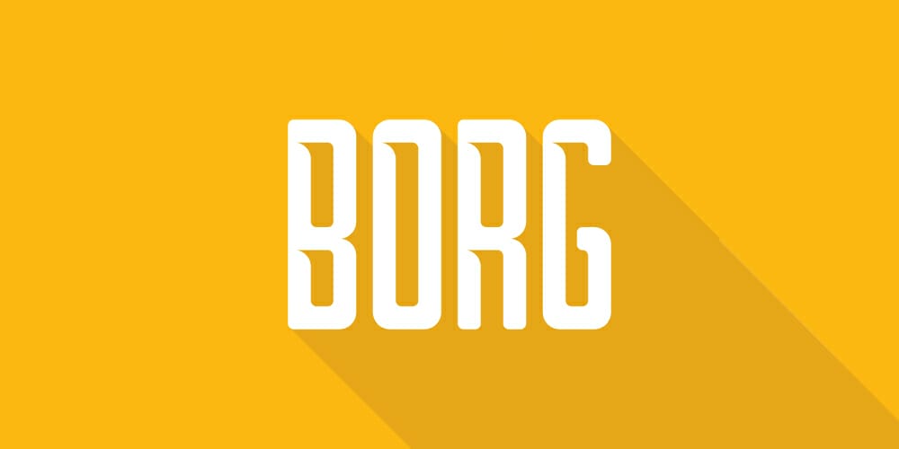 Free Futuristic Fonts You Should Know 60 Borg