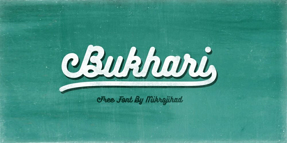 Top Free Fonts For Logo Design 38 Bukhari Script