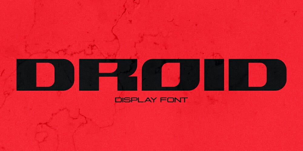 Eye-Catching Futurism Headline Fonts for Free Download 27 Droid