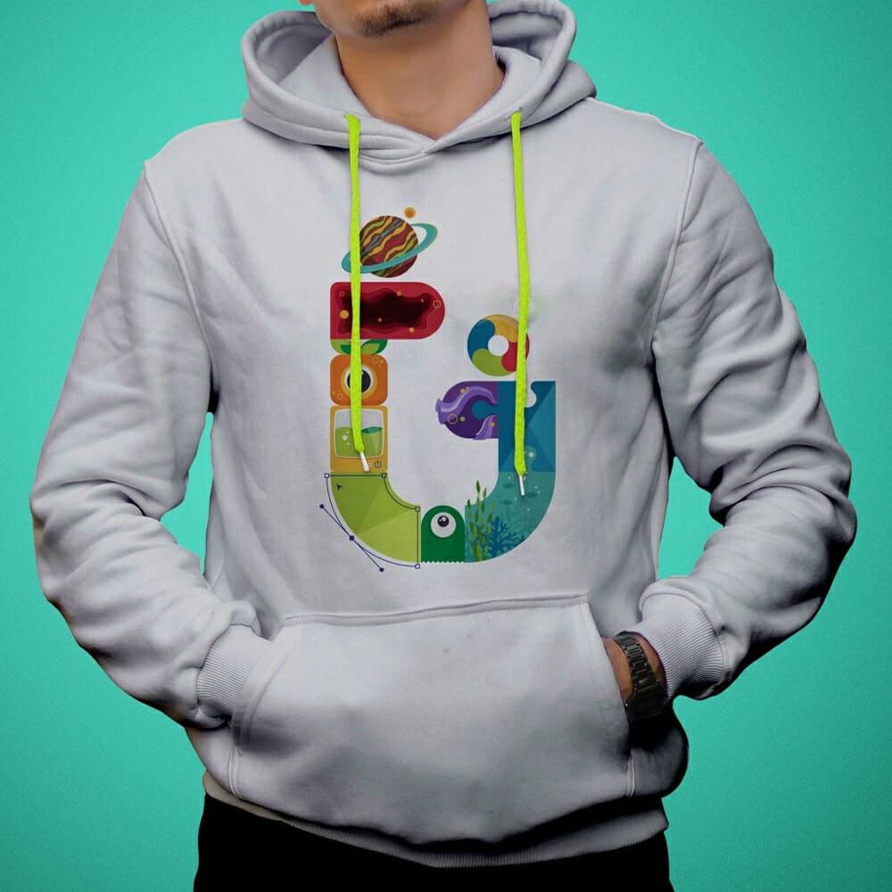 Editable Hoodie Mockup Template PSD 1 Editable Hoodie Mockup Template PSD