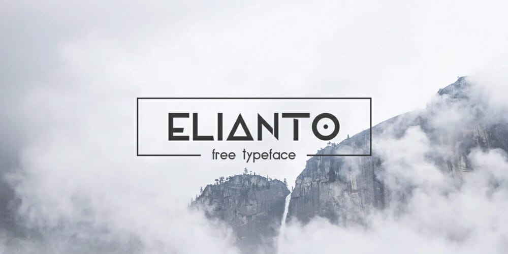 Free Futuristic Fonts You Should Know 61 Elianto Font