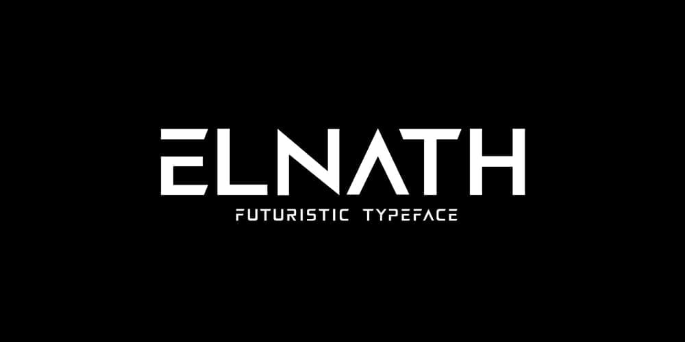 Free Futuristic Fonts You Should Know 78 Elnath