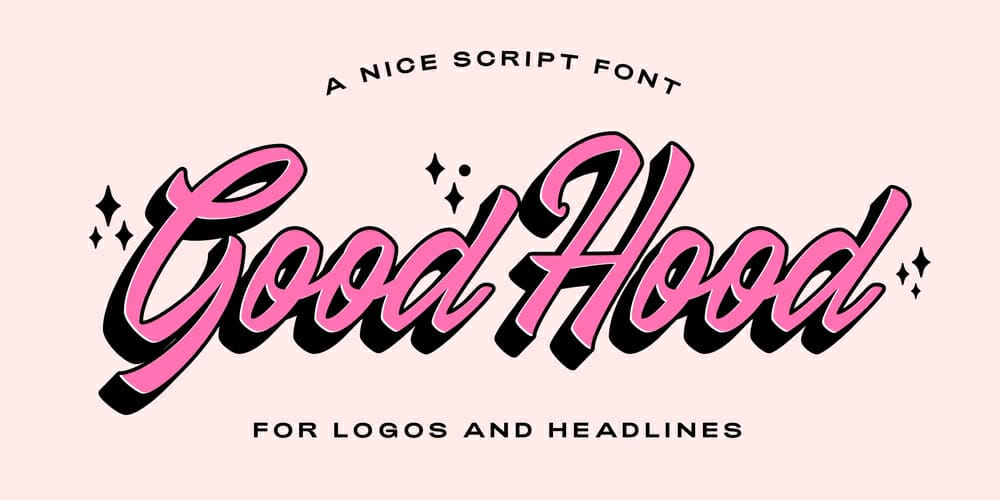 Top Free Fonts For Logo Design 24 GoodHood Script