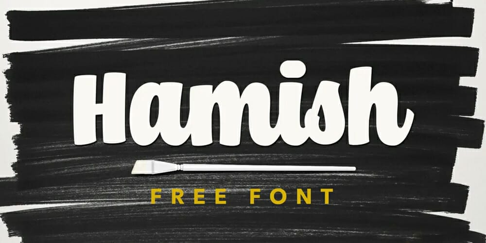 Top Free Fonts For Logo Design 43 Hamish Script