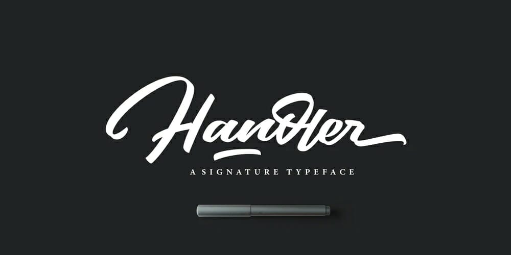 Top Free Fonts For Logo Design 31 Handler