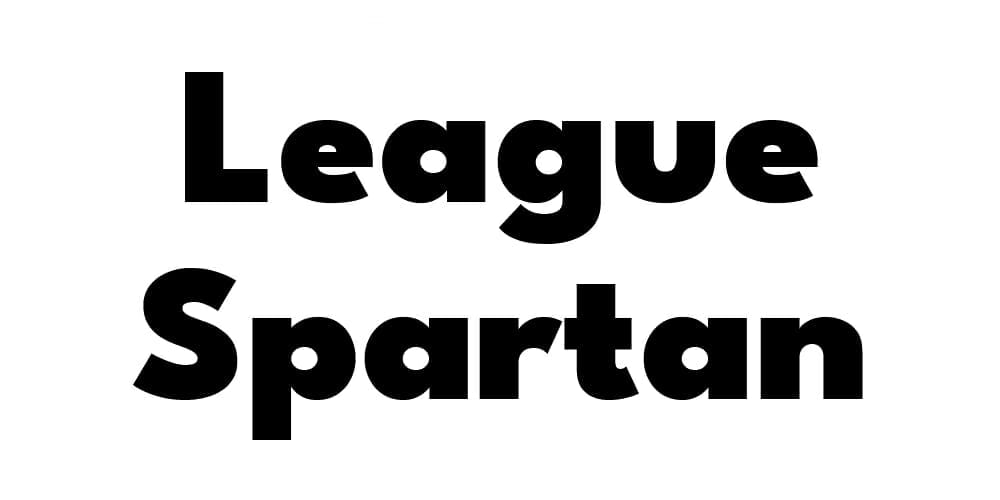 Top Free Fonts For Logo Design 32 League Spartan