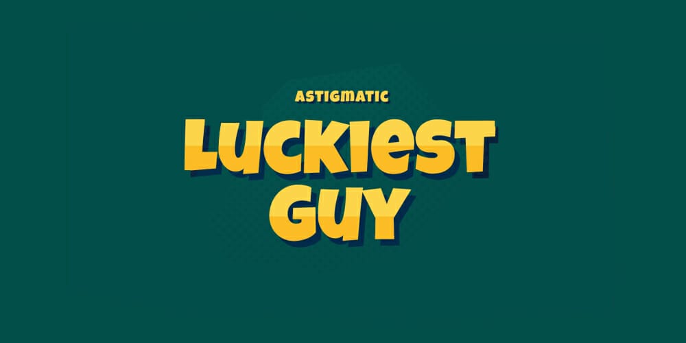 Top Free Fonts For Logo Design 57 Luckiest Guy