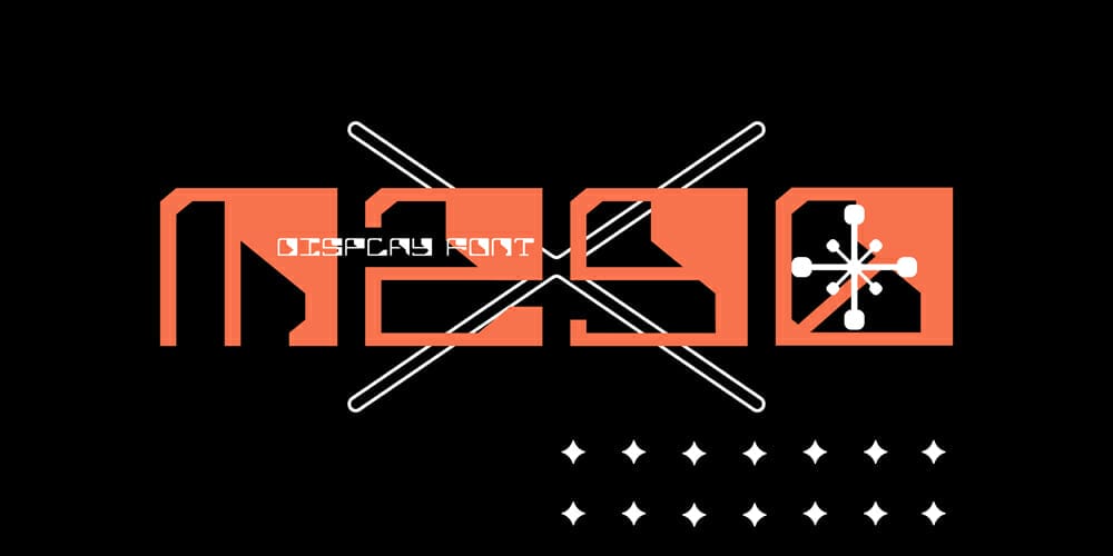 Free Futuristic Fonts You Should Know 108 M290 Font