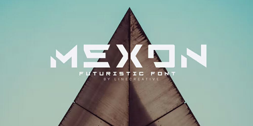 Free Futuristic Fonts You Should Know 68 Mexon Font