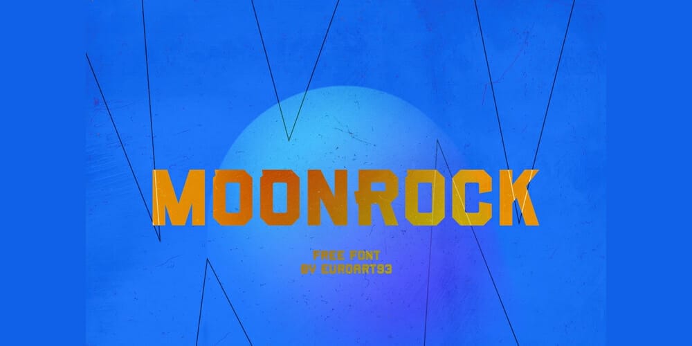 Free Futuristic Fonts You Should Know 59 Moonrock Typeface