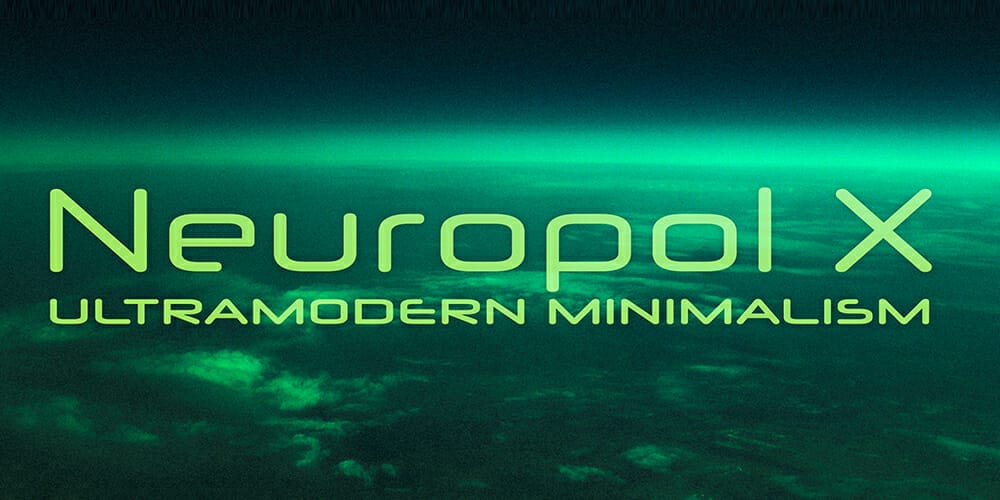 Free Futuristic Fonts You Should Know 55 Neuropol X Font