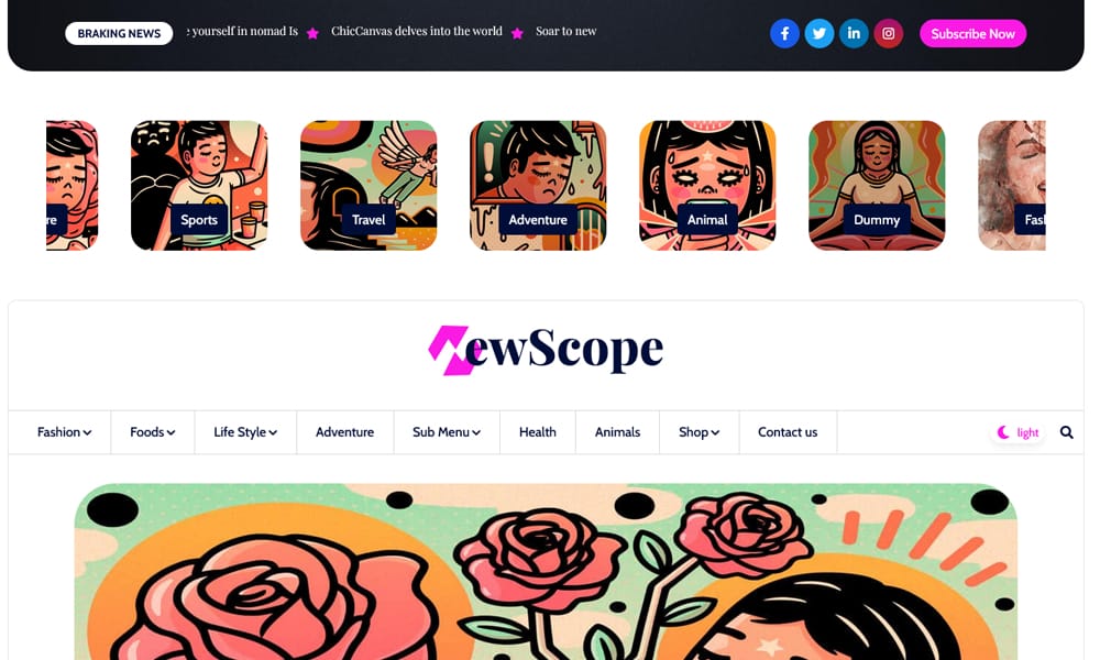 15+ Best Free Fastest Loading WordPress Themes 2024 16 Newscope