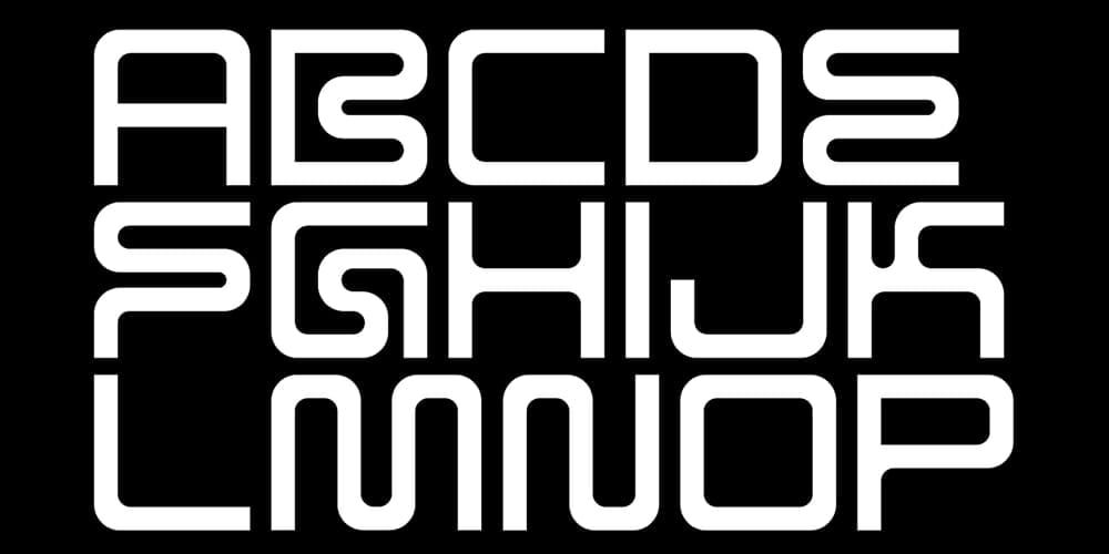 Free Futuristic Fonts You Should Know 44 Onek Tubular Font