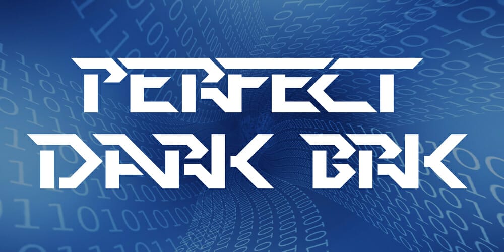 Free Futuristic Fonts You Should Know 67 Perfect Dark BRK Font