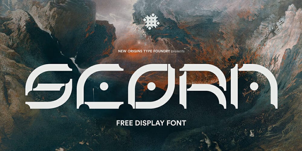 Free Futuristic Fonts You Should Know 47 Scorn Font