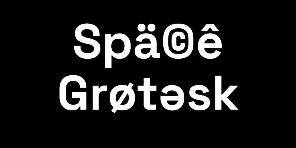 Top Free Fonts For Logo Design 21 Space Grotesk