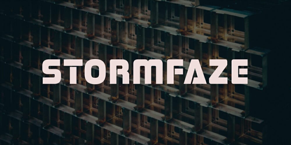 Eye-Catching Futurism Headline Fonts for Free Download 7 Stormfaze Font