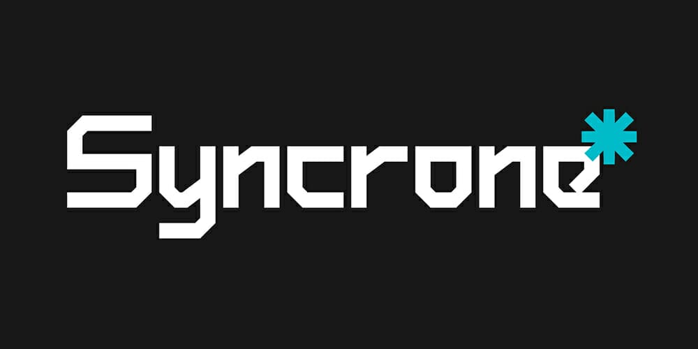Free Futuristic Fonts You Should Know 57 Syncrone Display Font