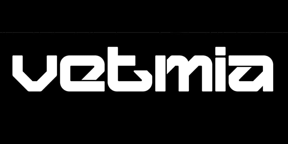 Free Futuristic Fonts You Should Know 19 Vetmia Typeface