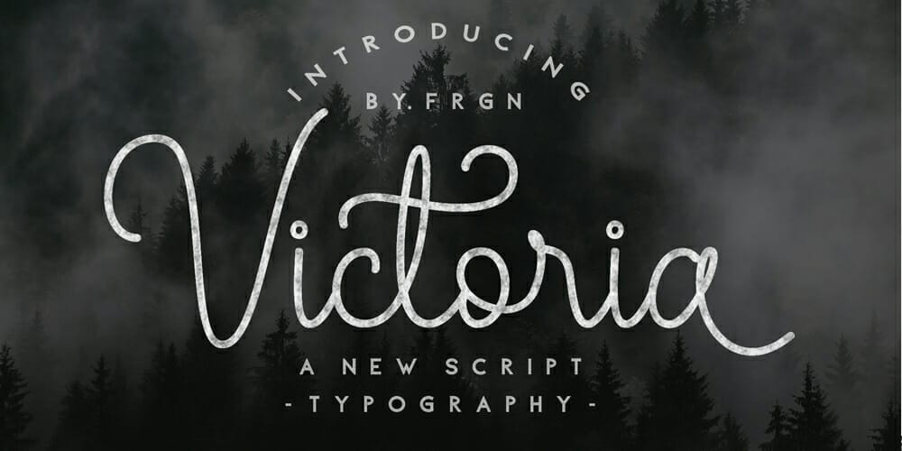 Top Free Fonts For Logo Design 46 Victoria Monoline