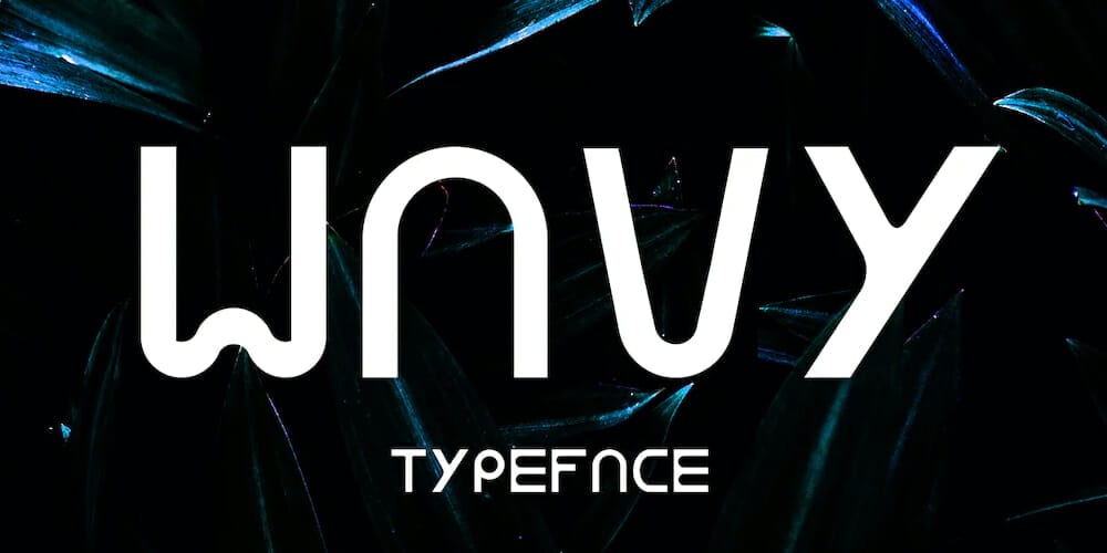 Free Futuristic Fonts You Should Know 4 Wavy Futuristic Display Font