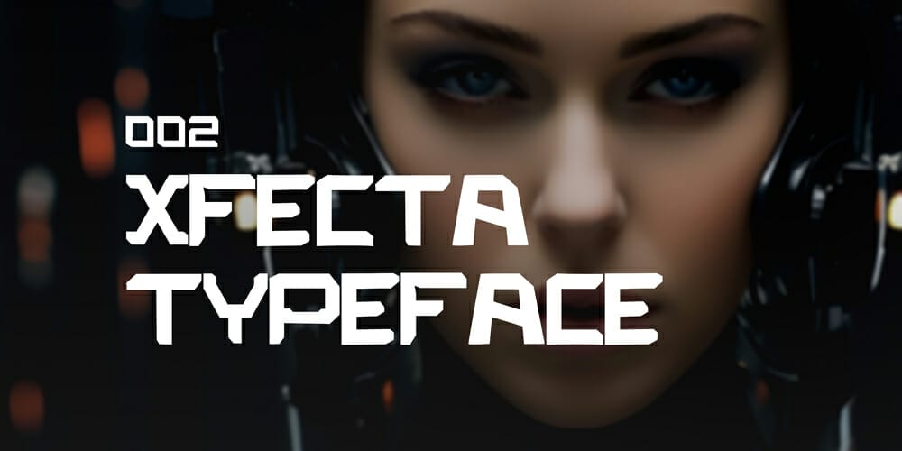 Free Futuristic Fonts You Should Know 39 Xfecta Typeface