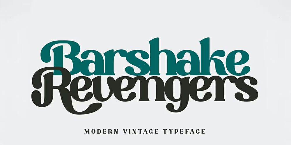 Top Free Fonts For Logo Design 76 Barshake Font