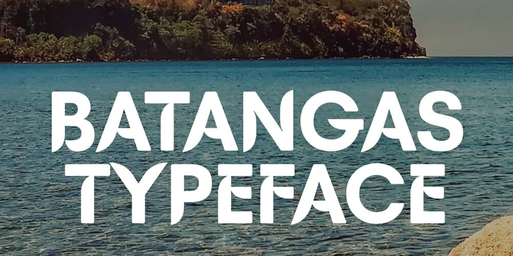 Top Free Fonts For Logo Design 97 Batangas Typeface