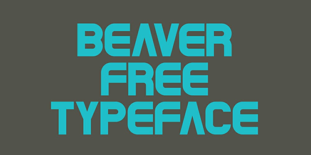 Top Free Fonts For Logo Design 75 Beaver Typeface