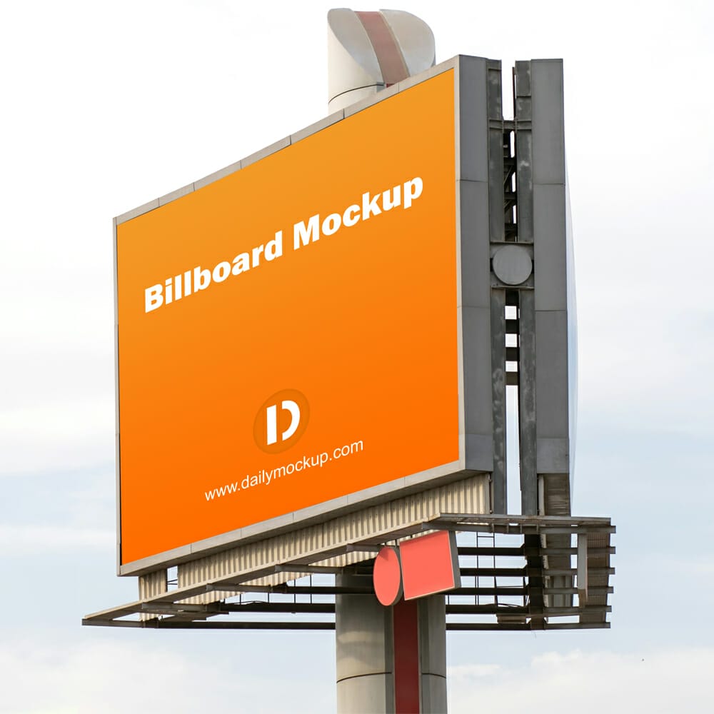 Free Horizontal Billboard Mockup 1 Free Horizontal Billboard Mockup