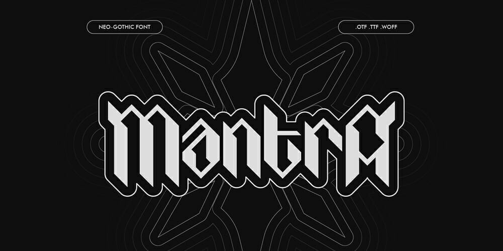 Top Free Fonts For Logo Design 96 Mantra Typeface