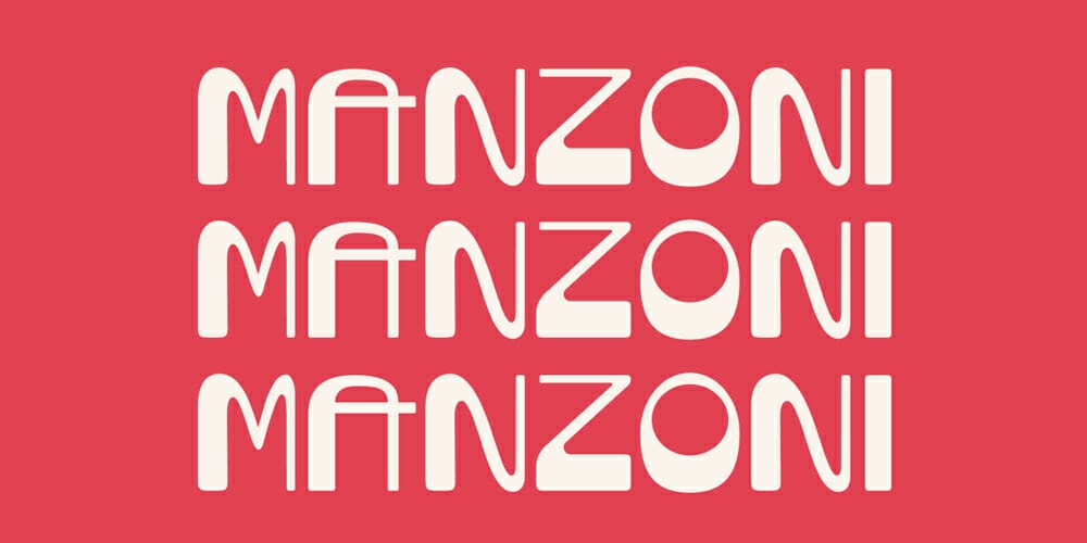 Top Free Fonts For Logo Design 86 Manzoni Typeface
