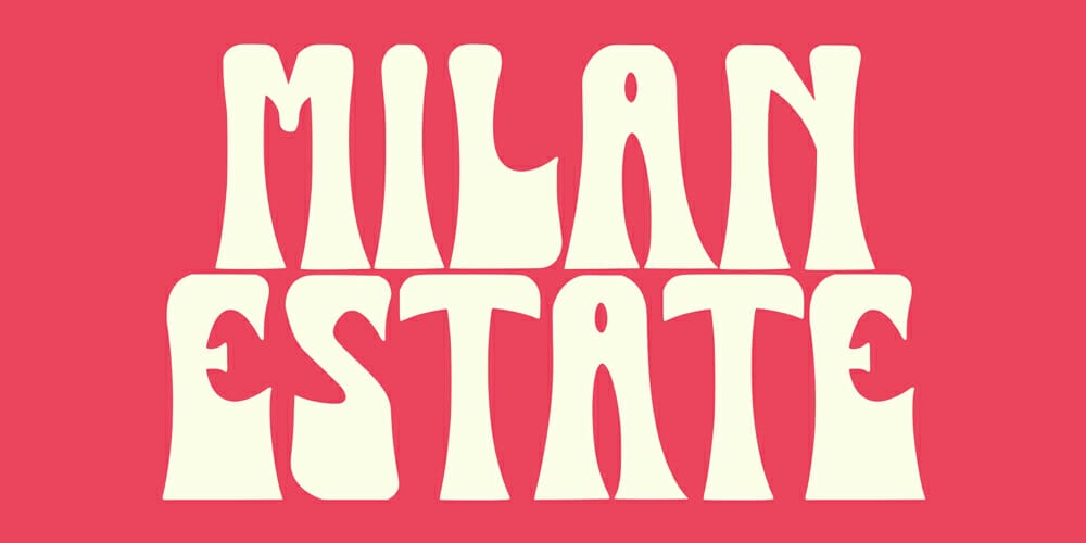 Top Free Fonts For Logo Design 78 Milan Estate