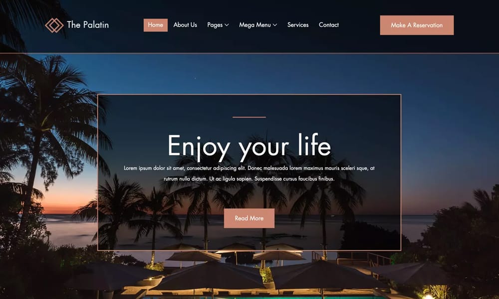 10+ Best Free Booking Website Templates 2025 25 Palatin