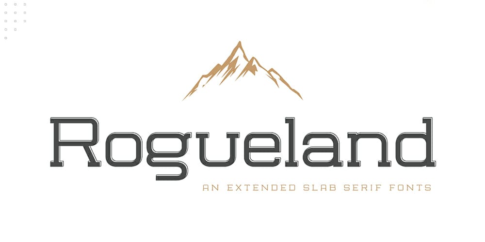 Top Free Fonts For Logo Design 69 Rogueland Slab